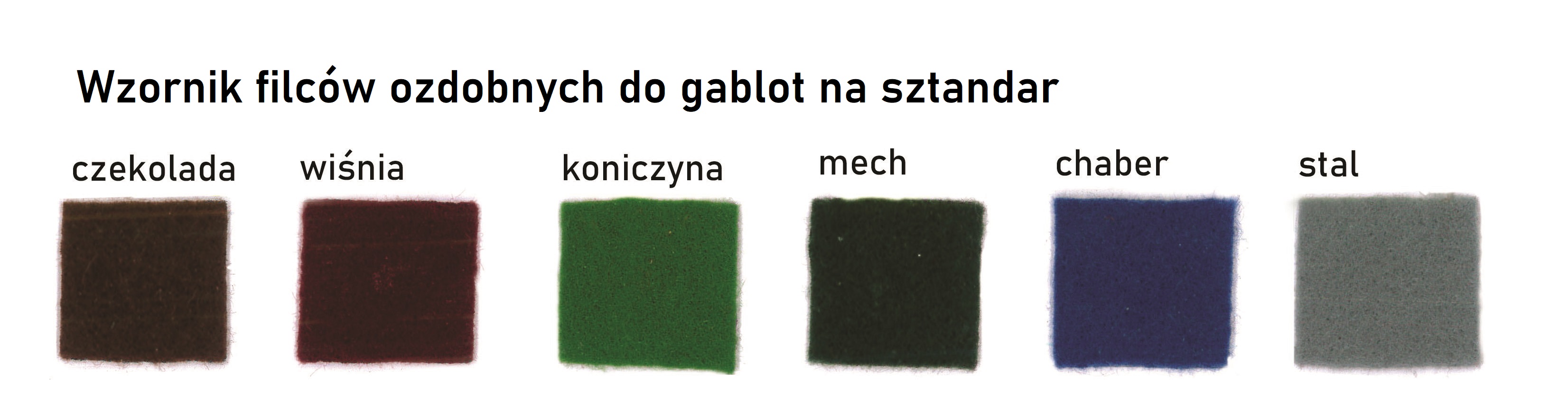 wzornik filców ozdobnych do gablot na s